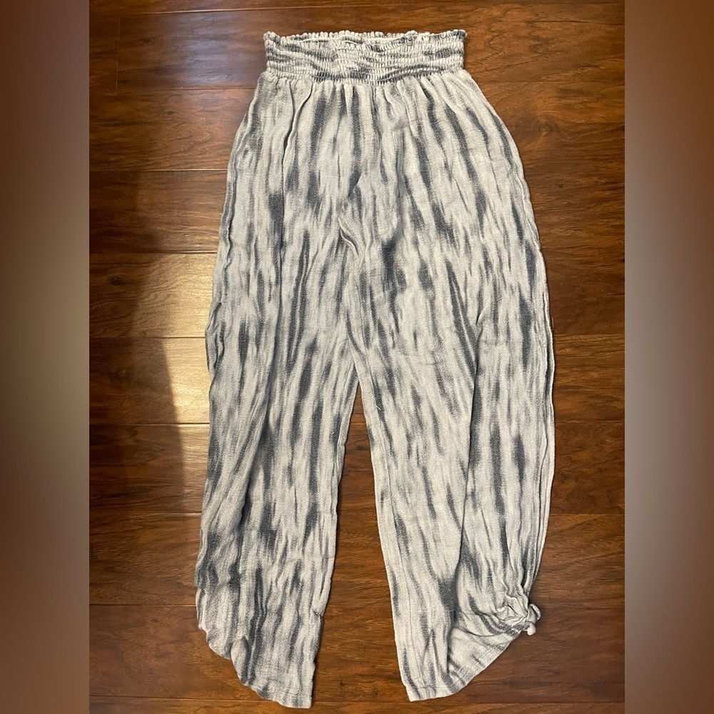 Drew Linen Blend Striped Pants Size M